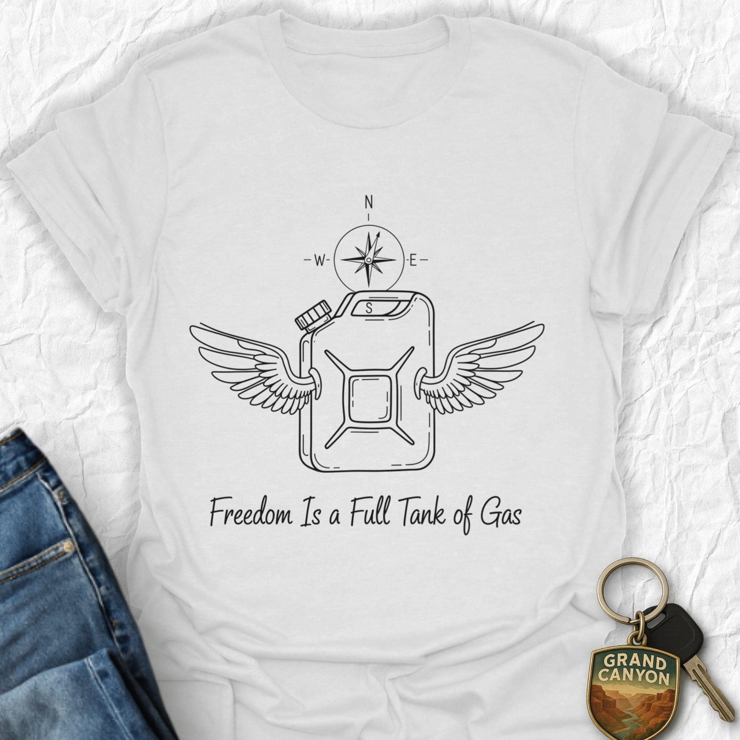 Freedom T-Shirt - T-Shirt White / S