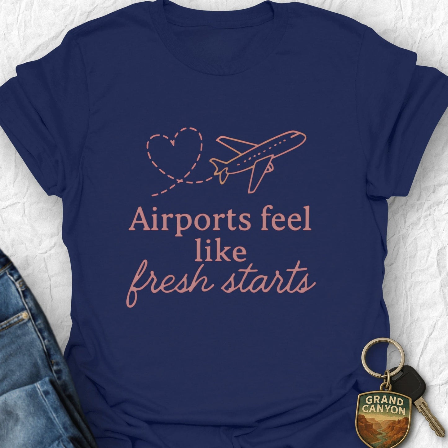 Fresh Start T-Shirt - T-Shirt Navy / S