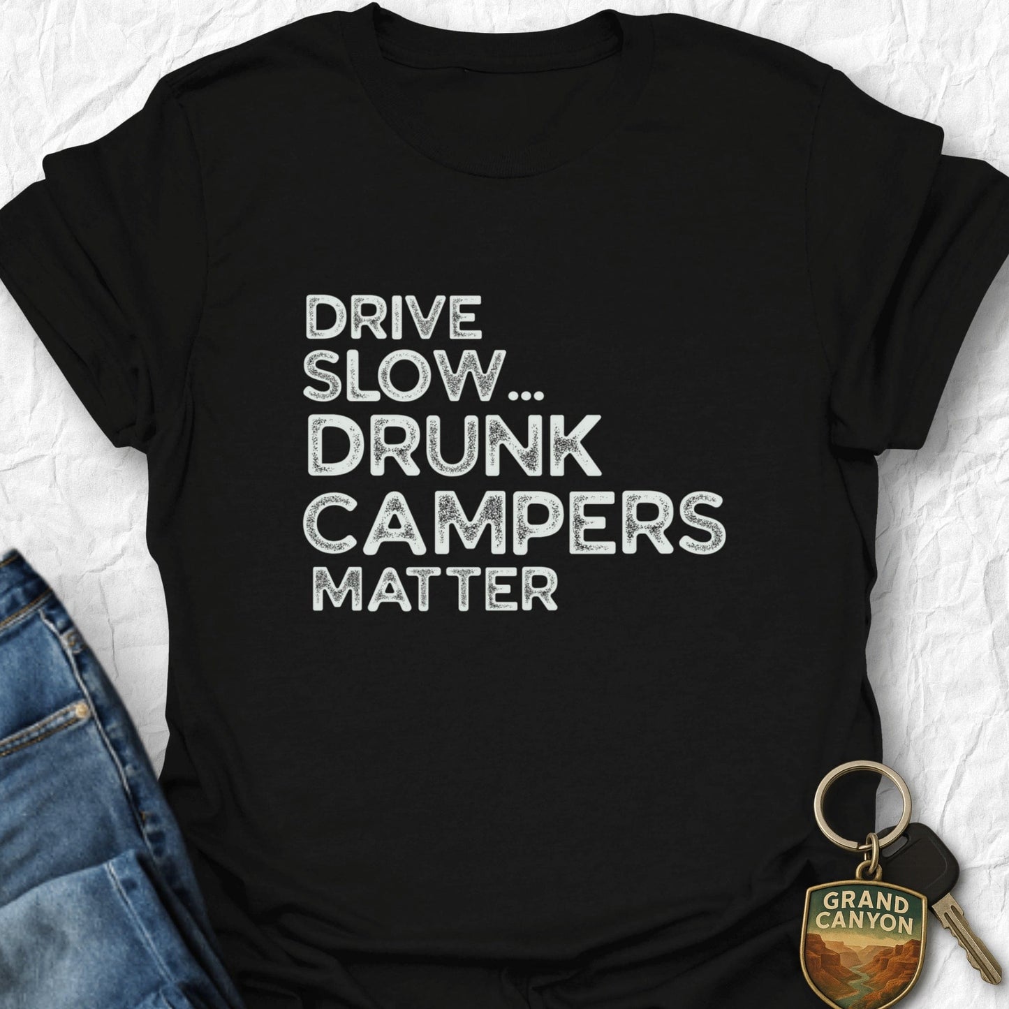 Funny Camping T-Shirt - T-Shirt Black / S