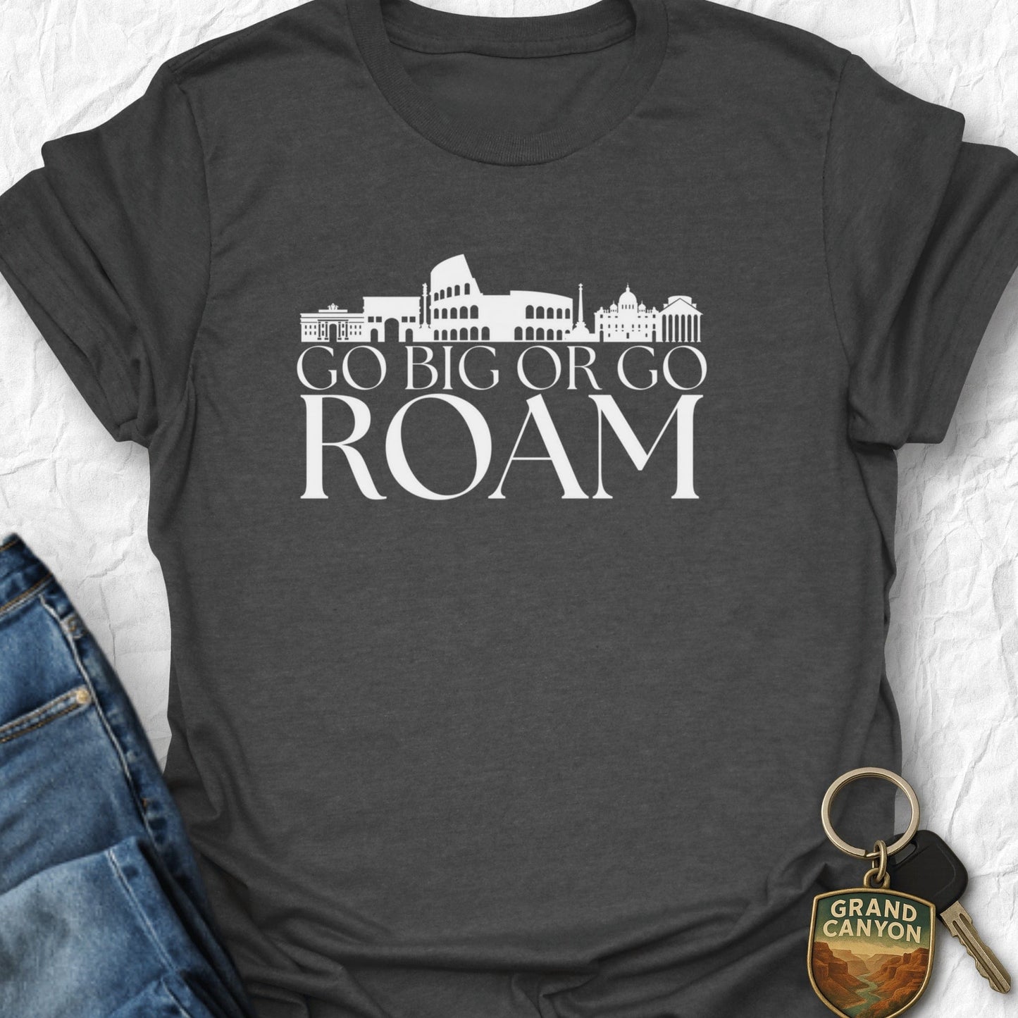Go Roam T-Shirt - T-Shirt Dark Heather / S