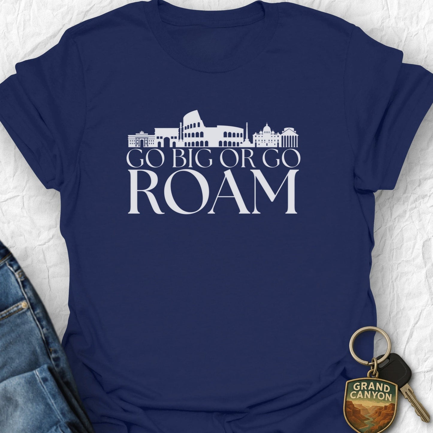 Go Roam T-Shirt - T-Shirt Navy / S