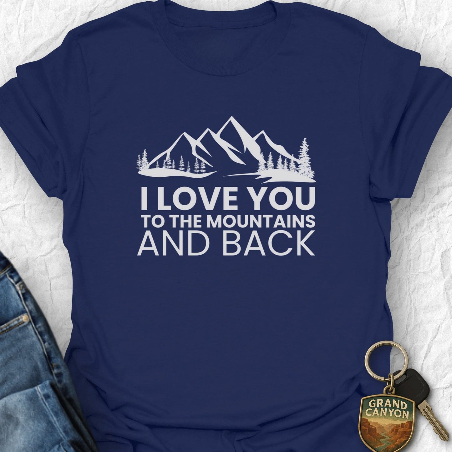 I Love You T-Shirt - T-Shirt Navy / S