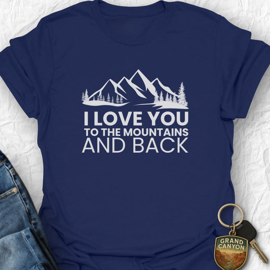 I Love You T-Shirt - T-Shirt Navy / S