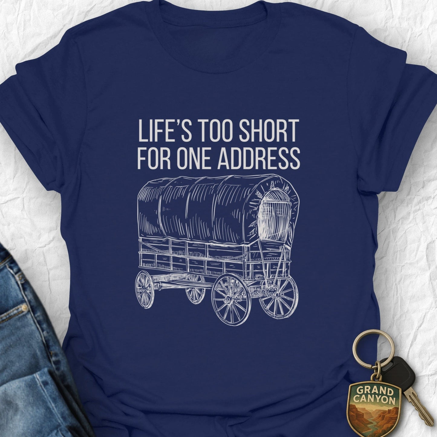 Life is short T-Shirt - T-Shirt Navy / S