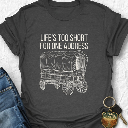 Life is short T-Shirt - T-Shirt Dark Heather / S