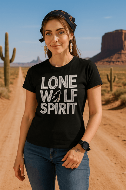 Lone Wolf T-Shirt - T-Shirt Black / S