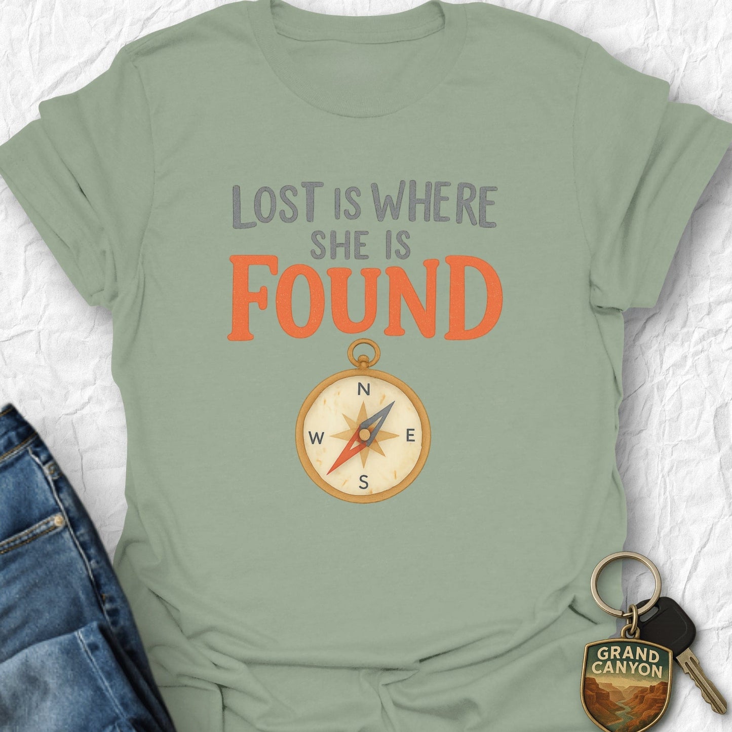 Lost and Found T-Shirt - T-Shirt Sage / S