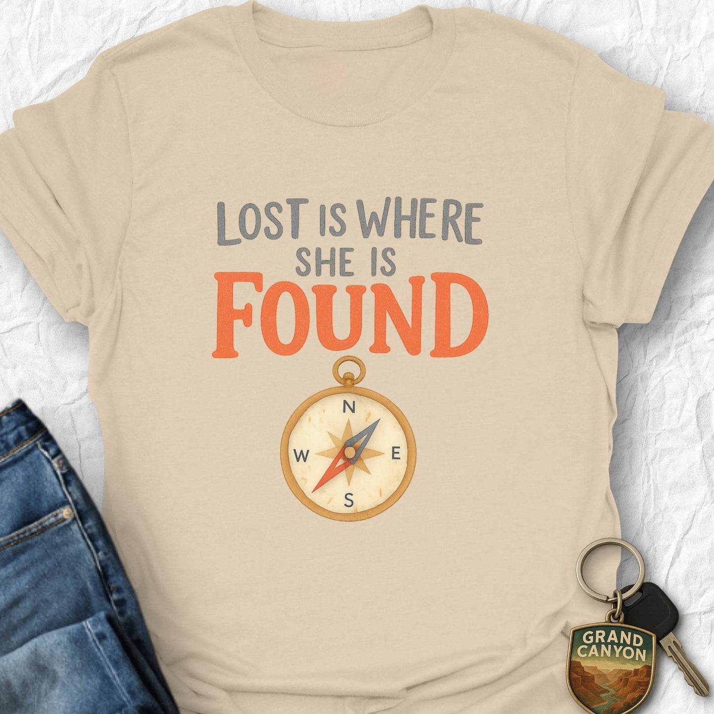 Lost and Found T-Shirt - T-Shirt Sand / S