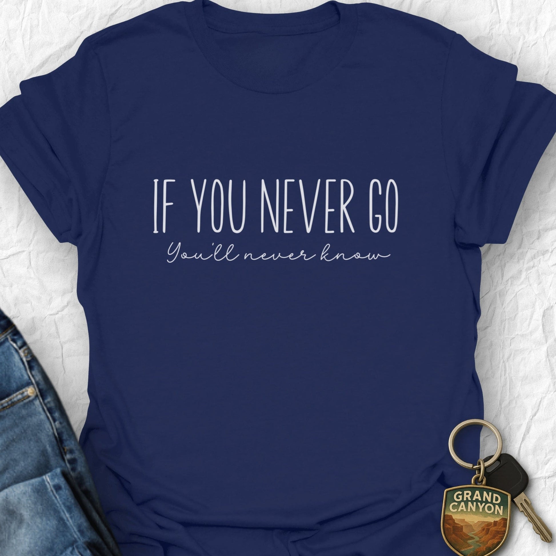 Motivational T-Shirt - T-Shirt Navy / S