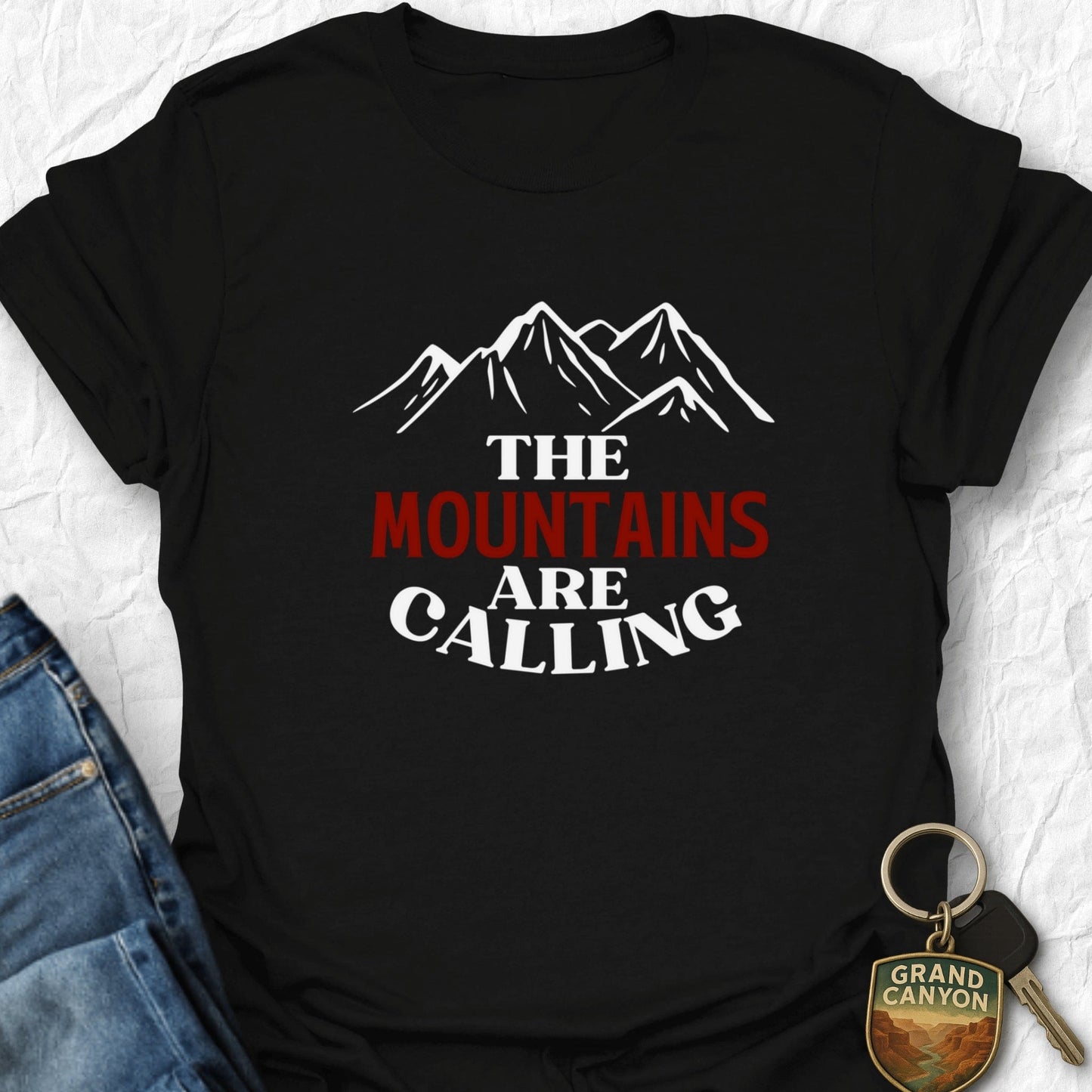 Mountains Are Calling T-Shirt - T-Shirt Black / S