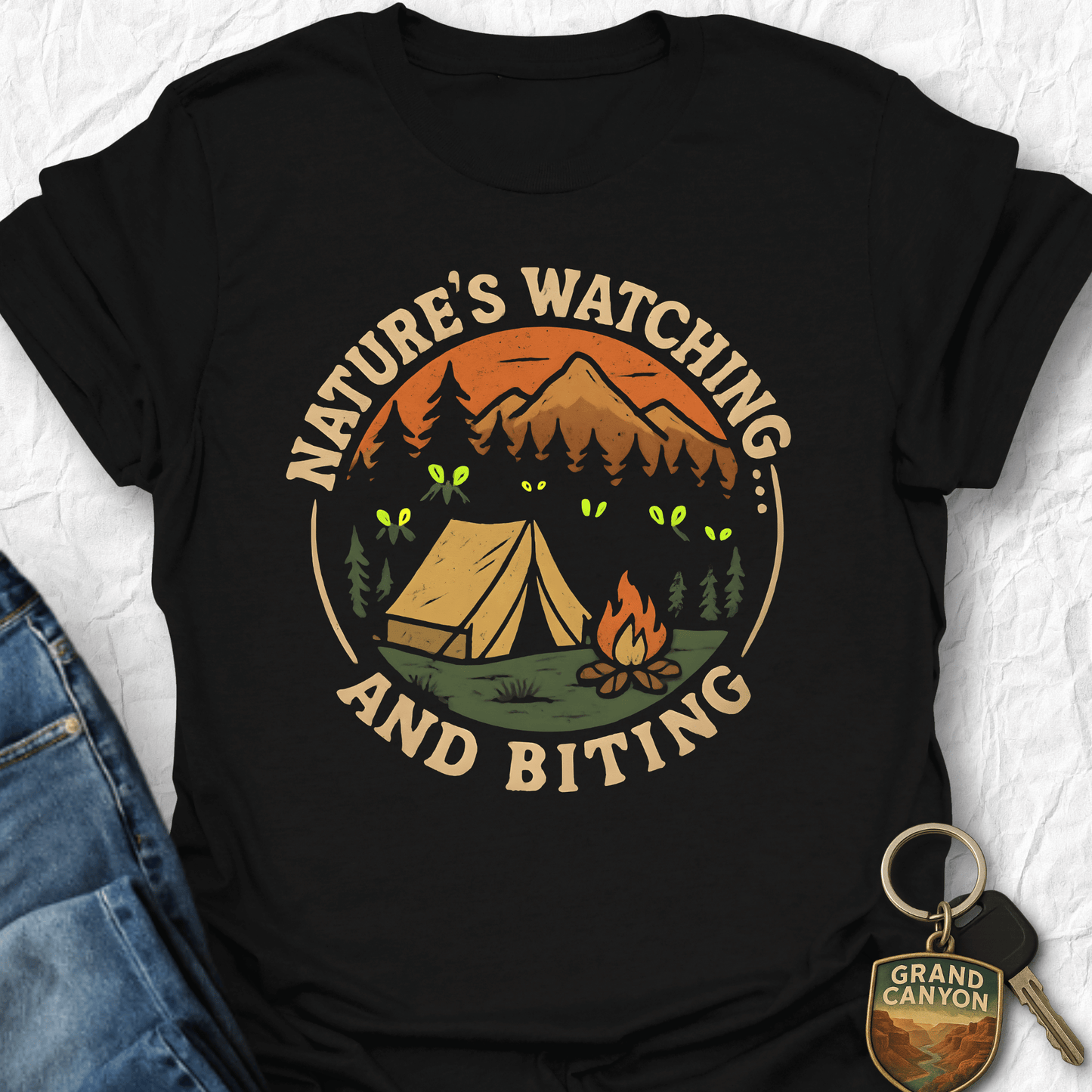 WANDERWOMENTEES T-Shirt Black / S Nature Bites T-Shirt