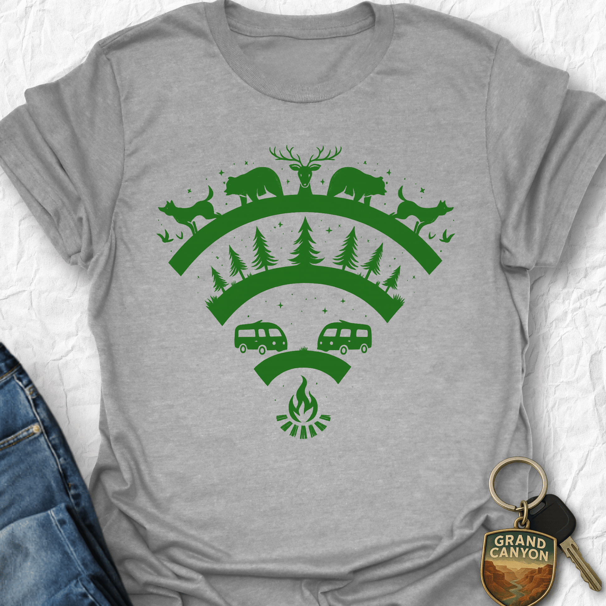 WANDERWOMENTEES T-Shirt Sport Grey / S Nature's WiFi T-Shirt