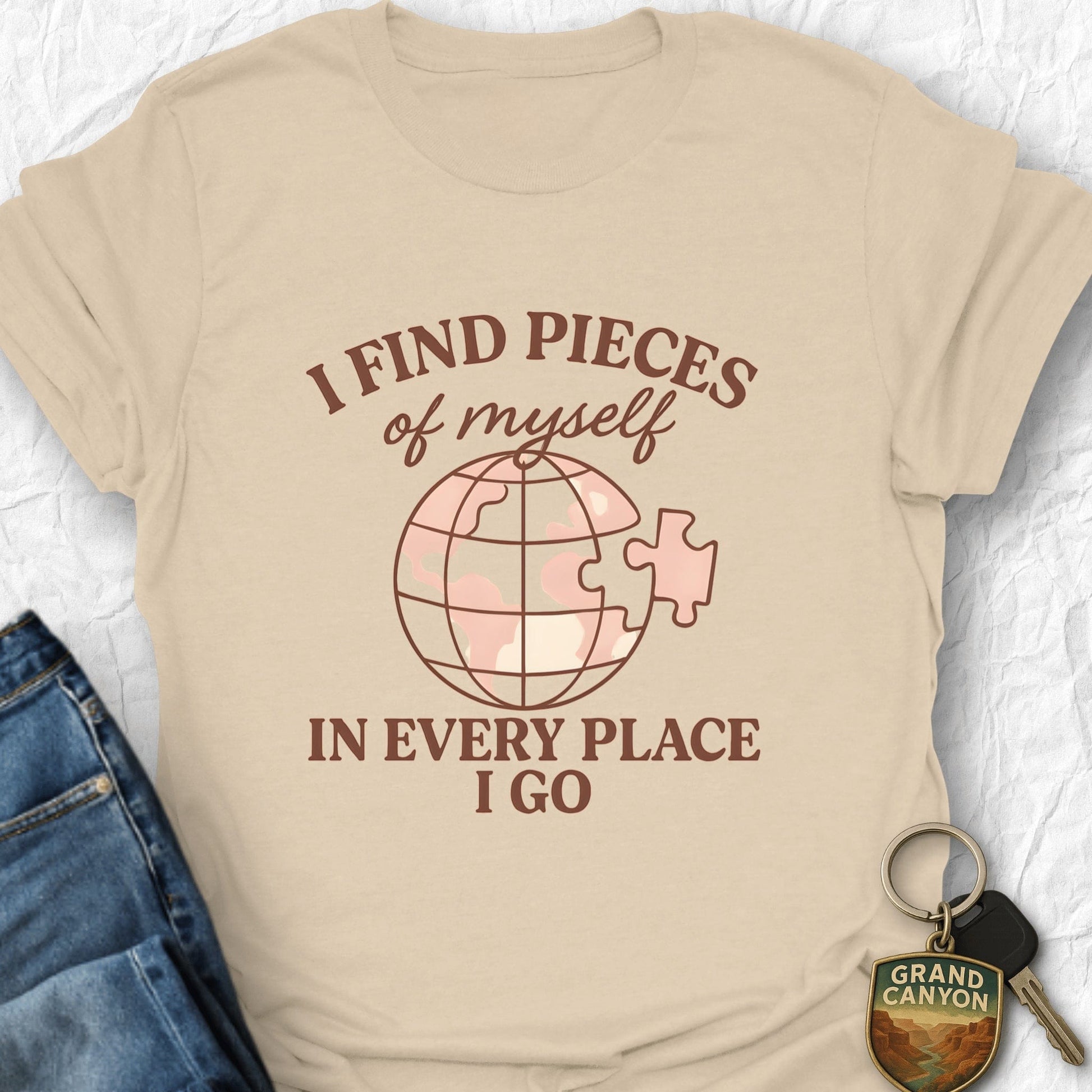 Pieces of Myself T-Shirt - T-Shirt Sand / S