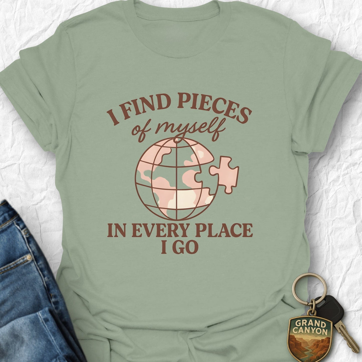 Pieces of Myself T-Shirt - T-Shirt Sage / S