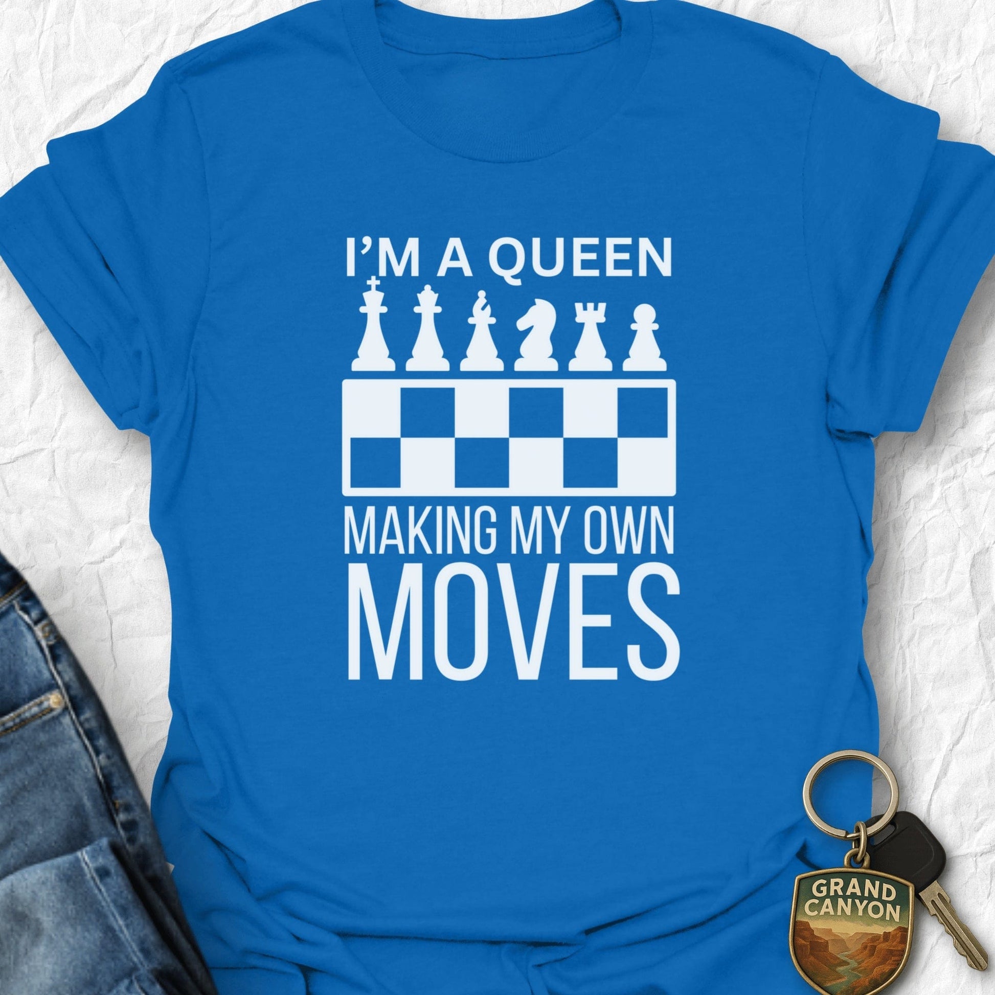 Quieen of Moves T-Shirt - T-Shirt Royal / XS