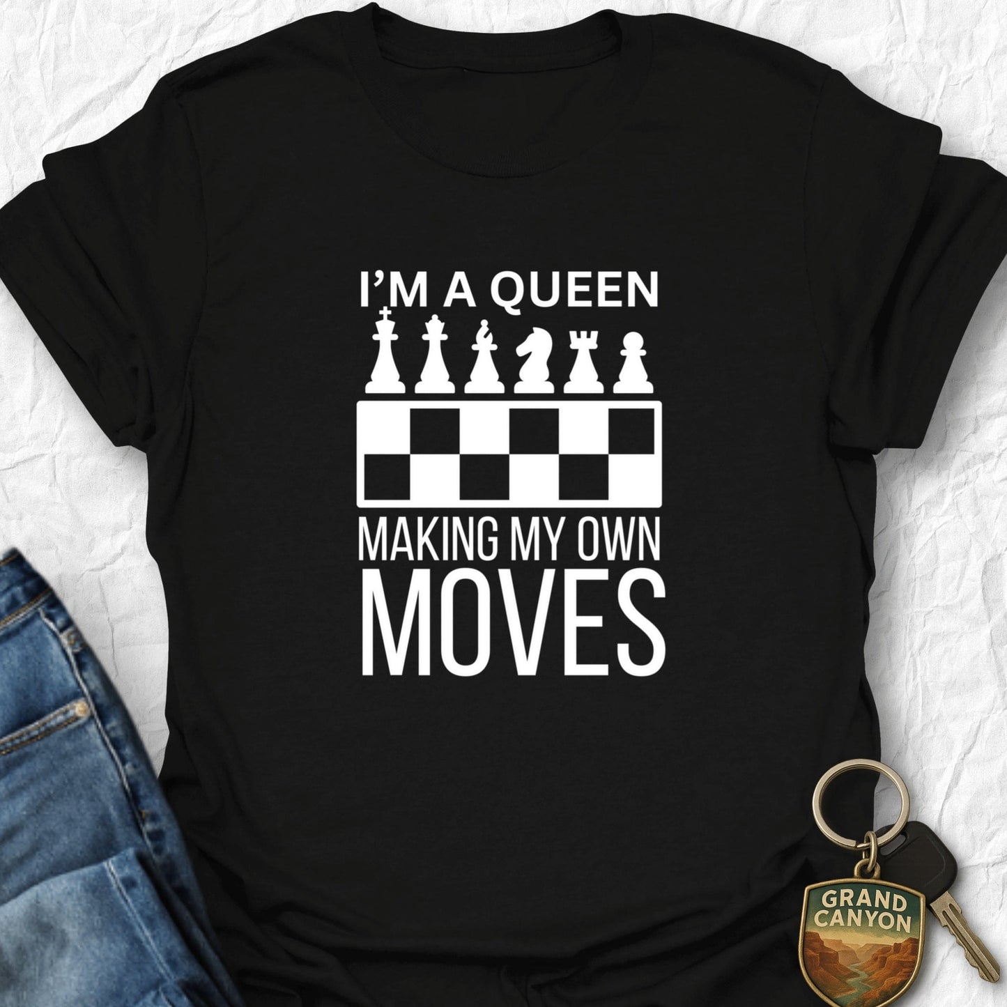 Quieen of Moves T-Shirt - T-Shirt Black / S