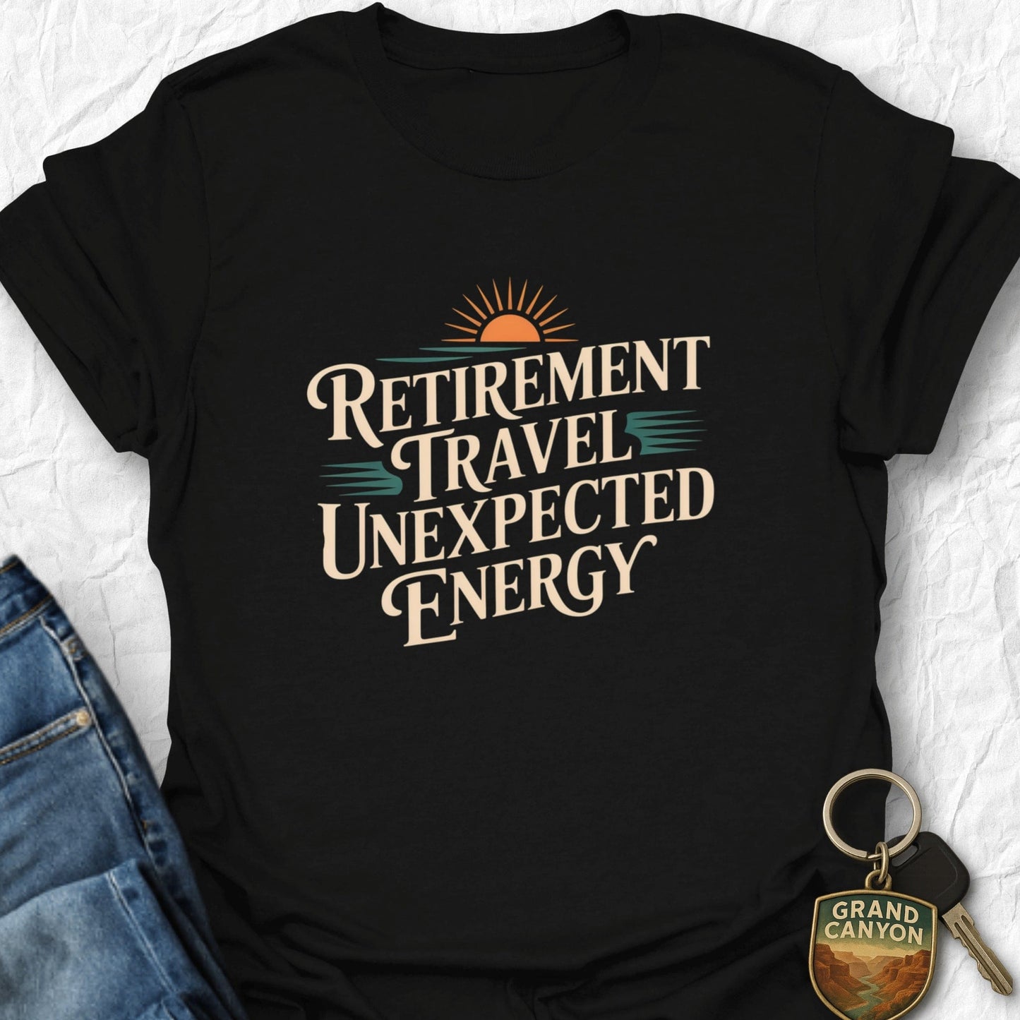 WANDERWOMENTEES T-Shirt Black / S Retirement Travel T-Shirt