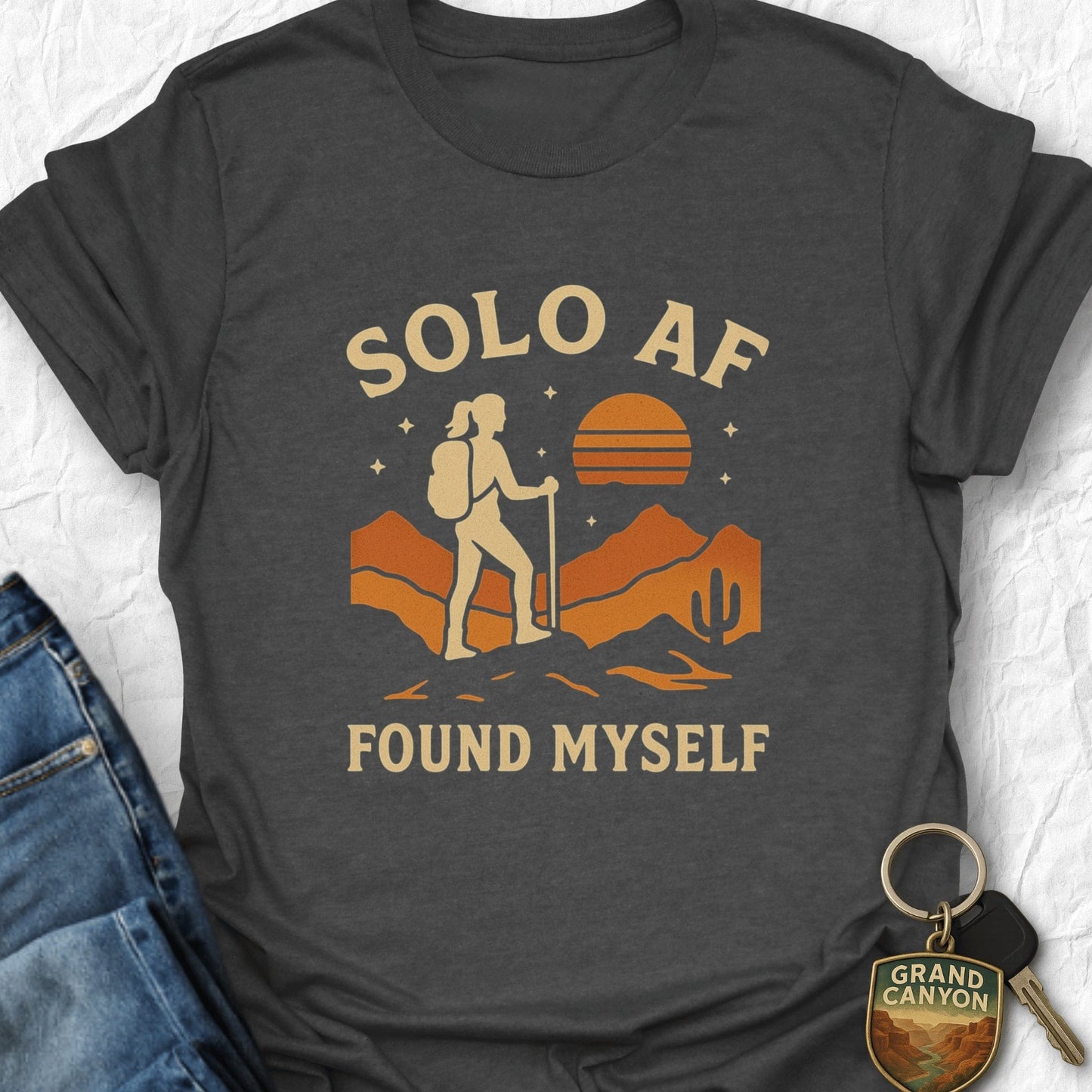 WANDERWOMENTEES T-Shirt Dark Heather / S Solo AF T-Shirt