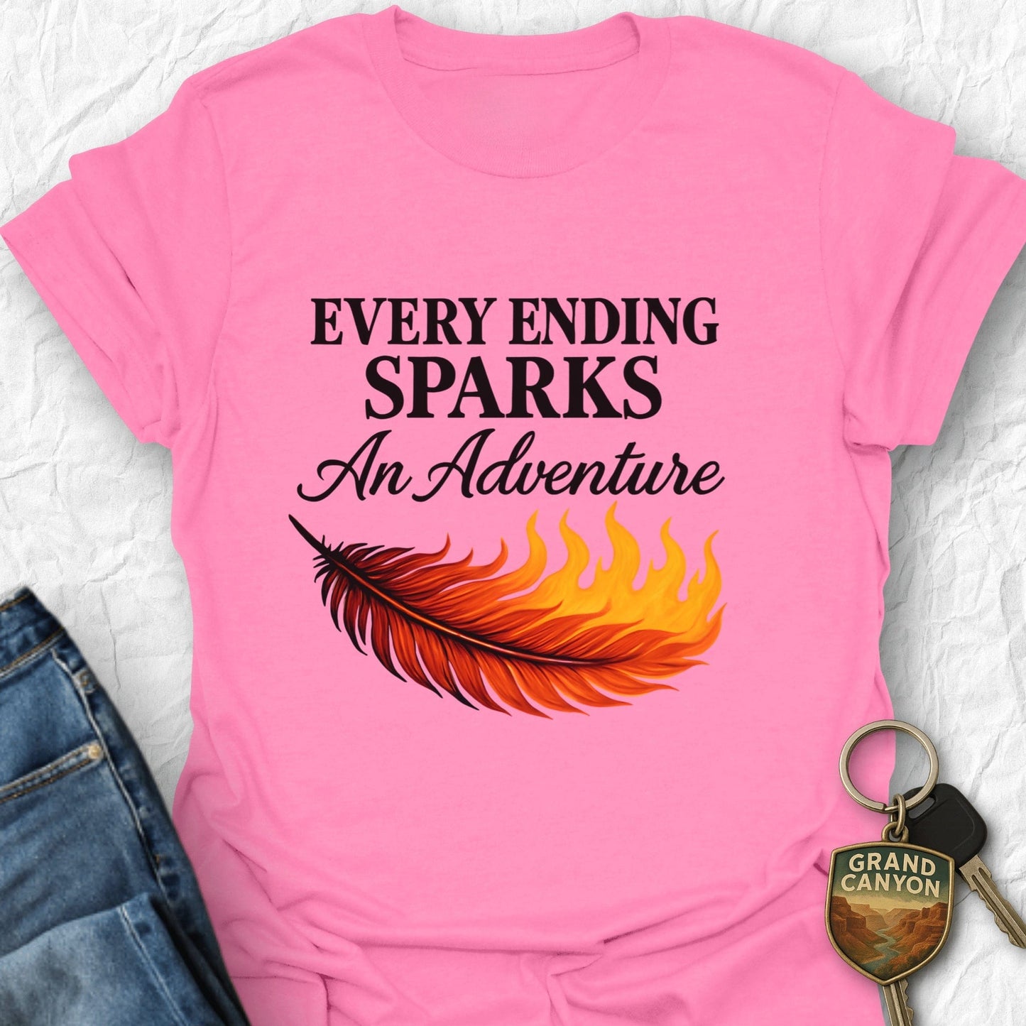 Sparking Adventure T-Shirt - T-Shirt Azalea / S