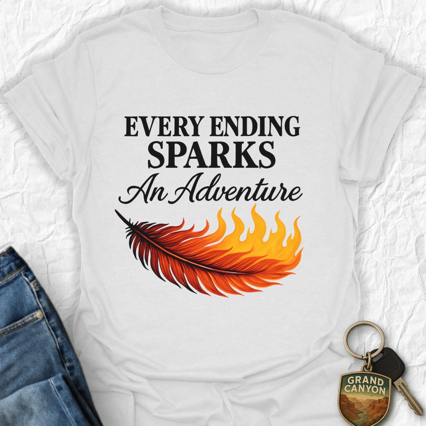 Sparking Adventure T-Shirt - T-Shirt White / S