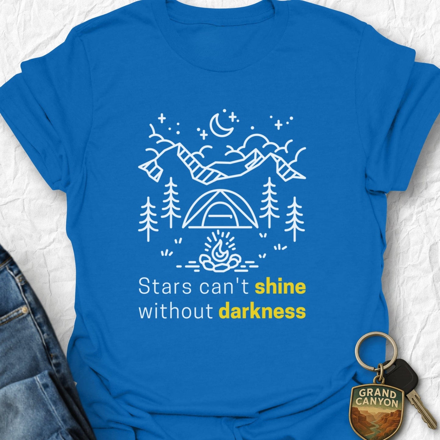 Stars Can't Shine T-Shirt - T-Shirt Royal / S