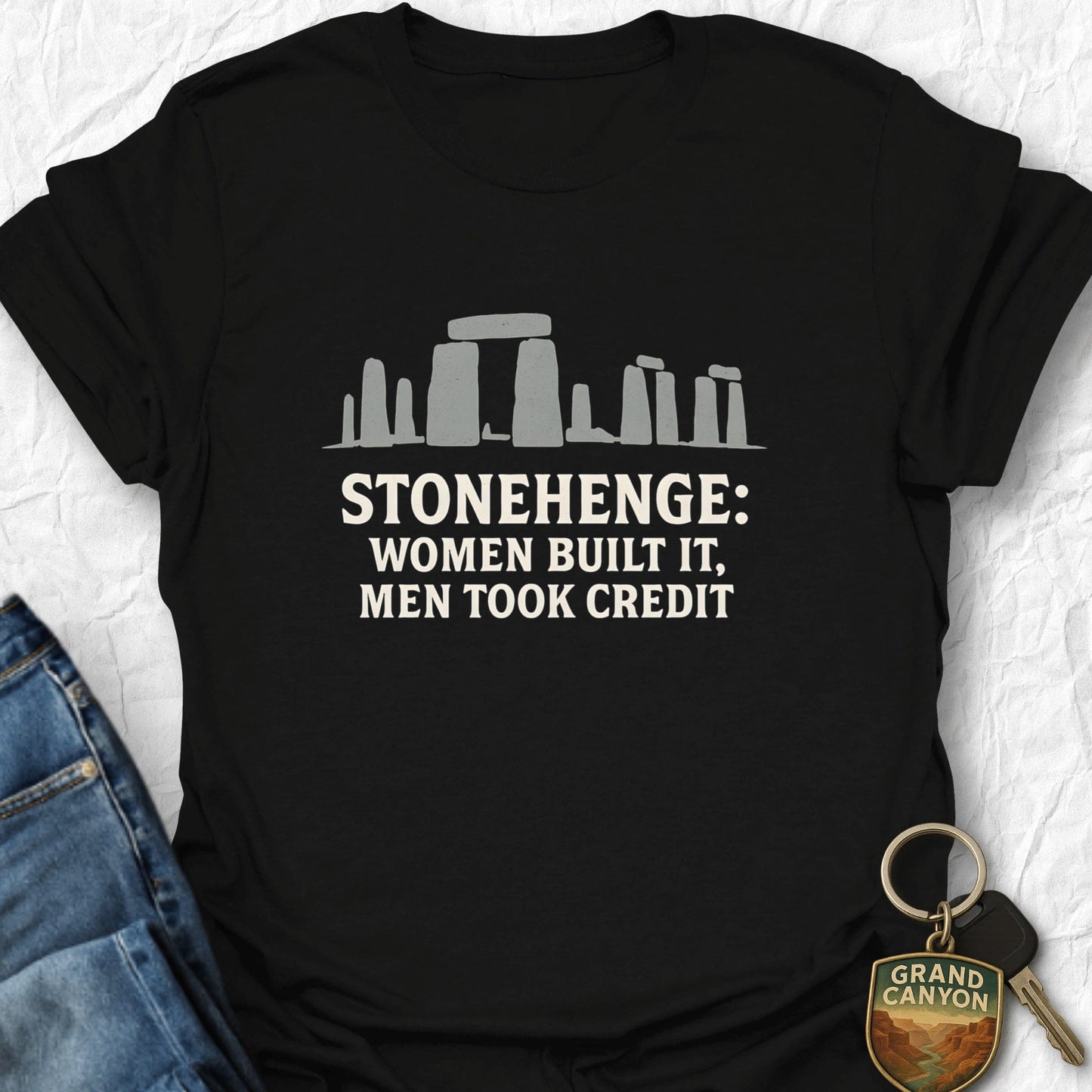 WANDERWOMENTEES T-Shirt Black / S Stonehenge T-Shirt