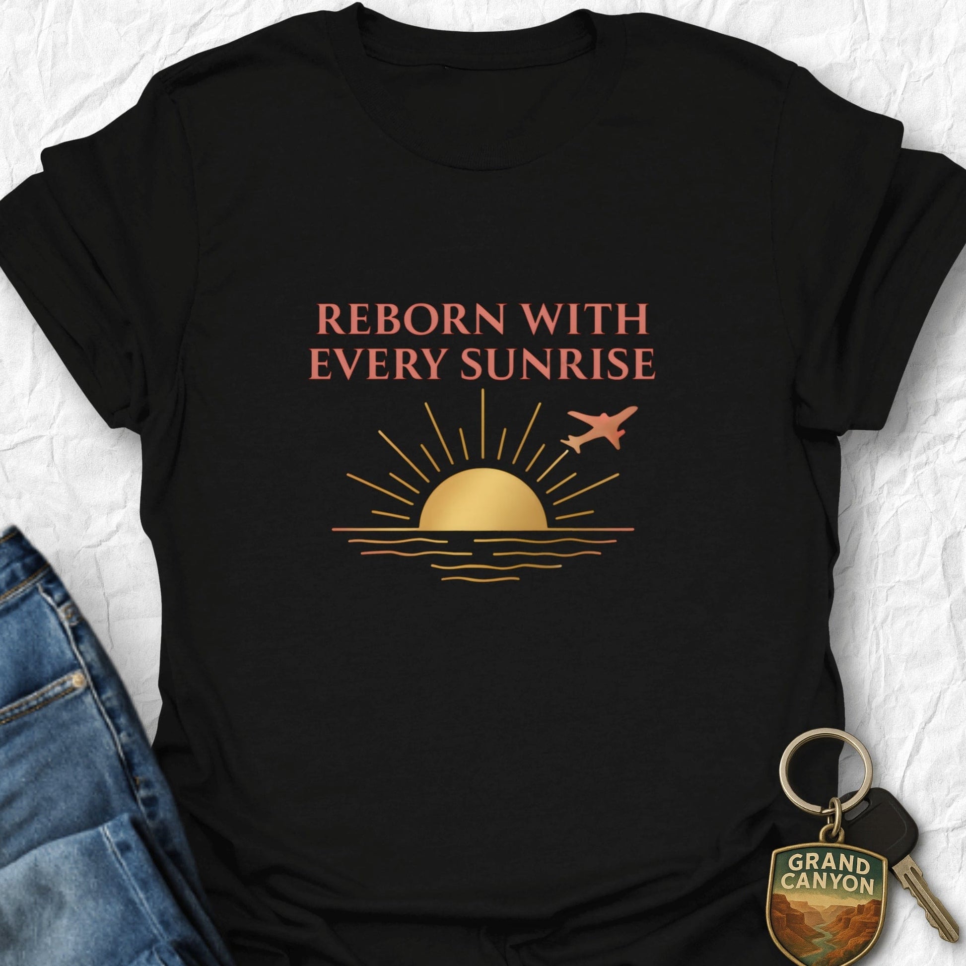 Sunrise Reborn T-Shirt - T-Shirt Black / S