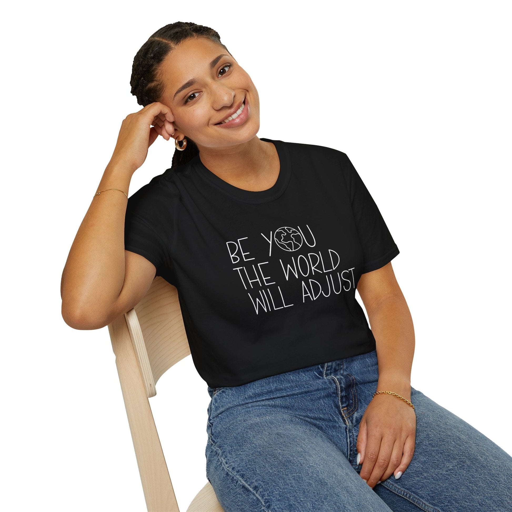 The World will Adjust T-Shirt - T-Shirt Black / S