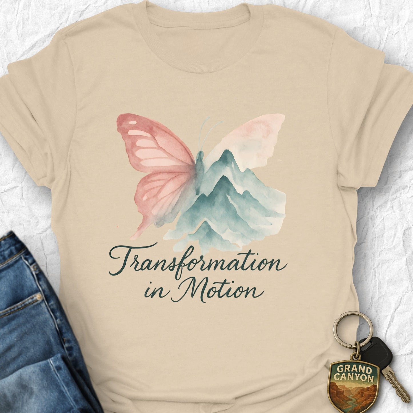 Transformation T-Shirt - T-Shirt Sand / S