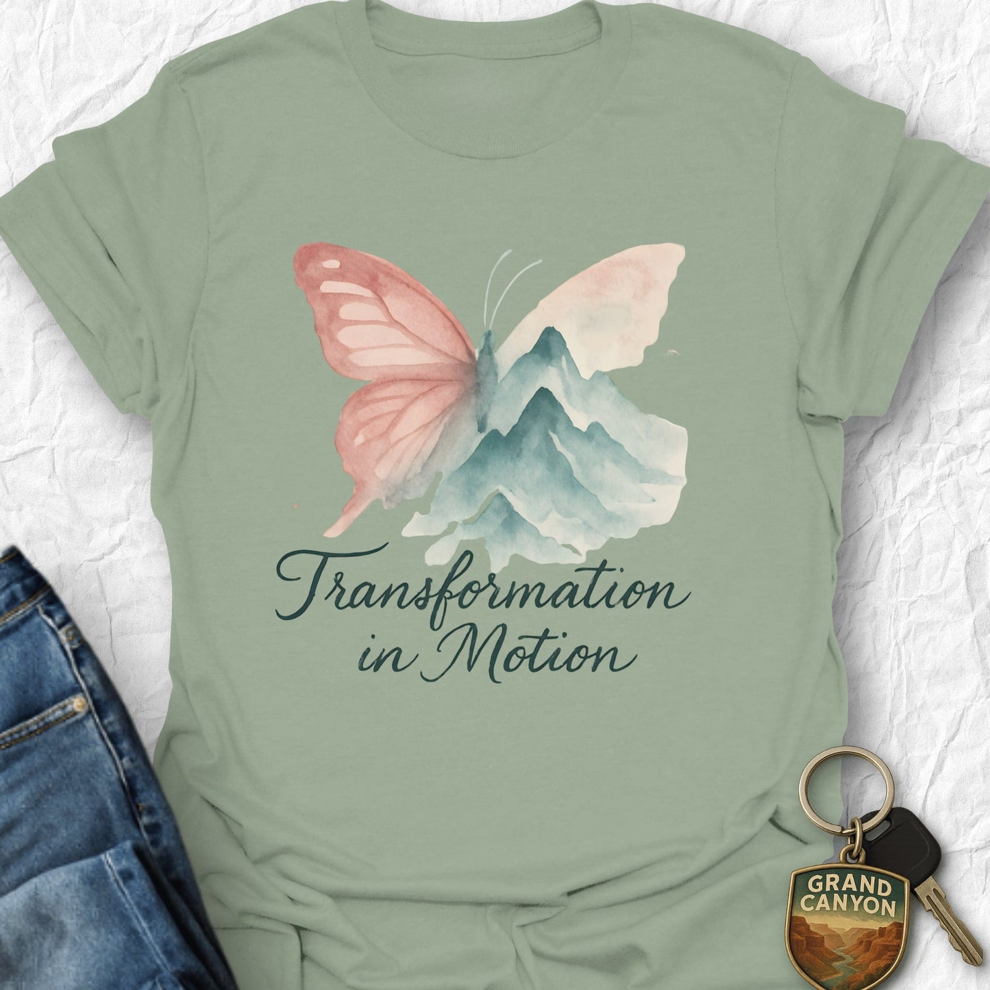 Transformation T-Shirt - T-Shirt Sage / S