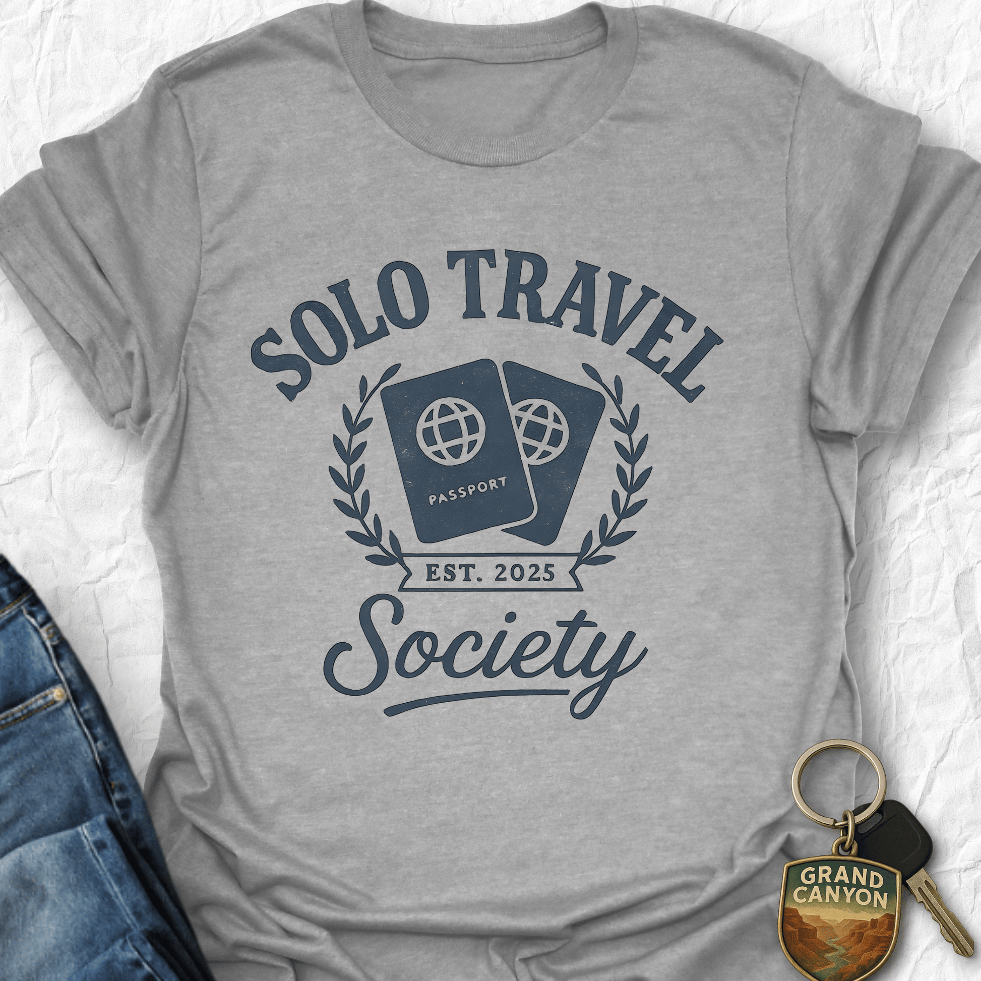 WANDERWOMENTEES T-Shirt Sport Grey / S Travel Society T-Shirt