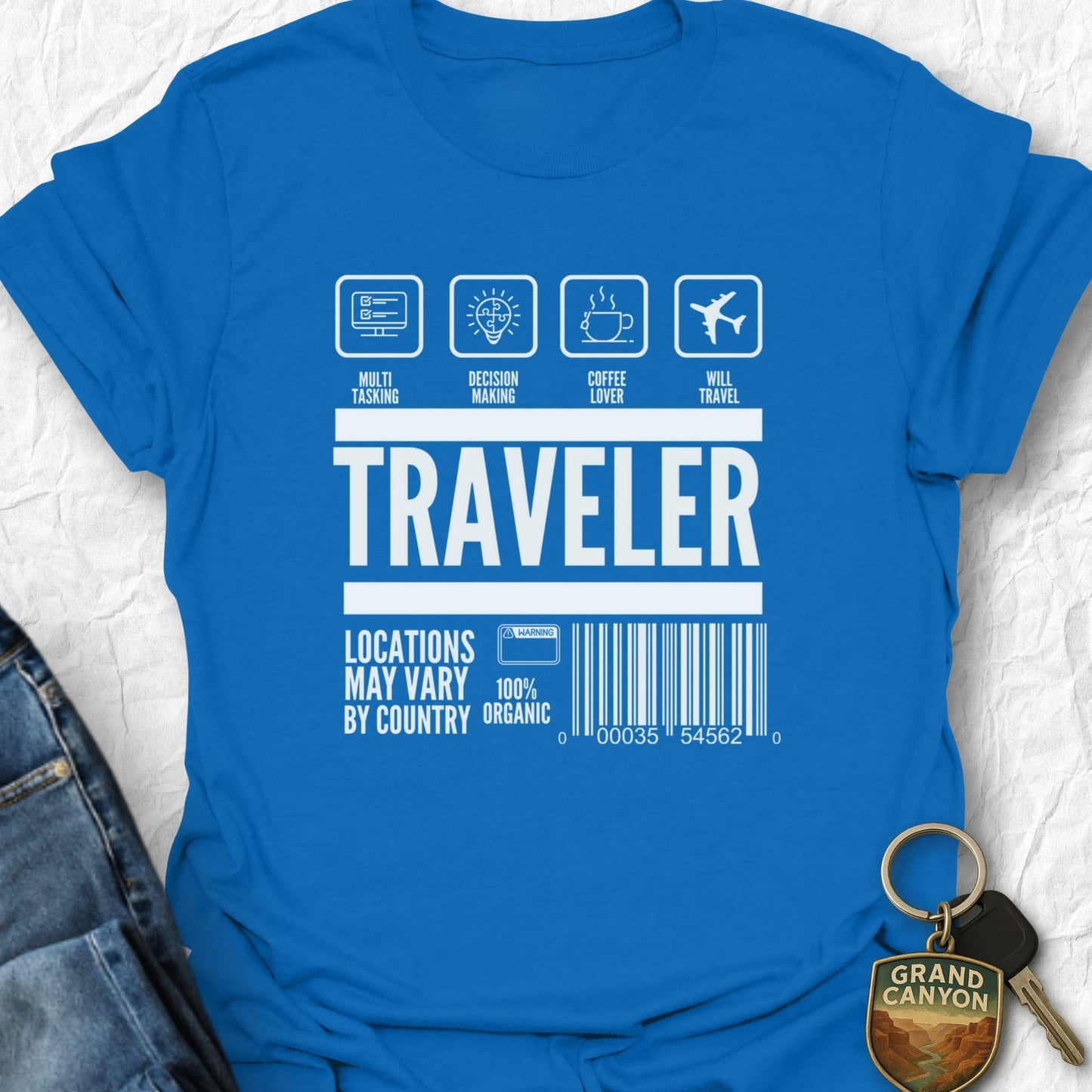 Traveler T-Shirt - T-Shirt Royal / XS