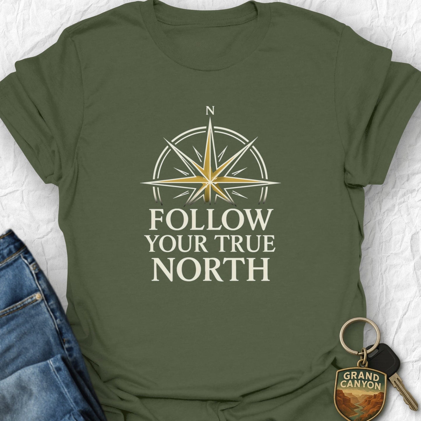 True North T-Shirt - T-Shirt Military Green / S