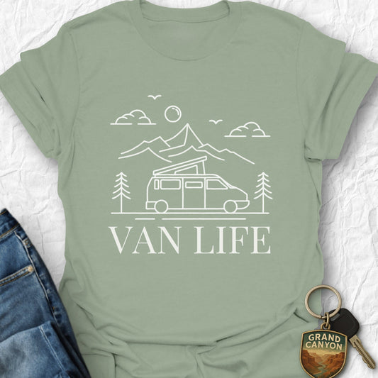 Van Life T-Shirt - T-Shirt Sage / S