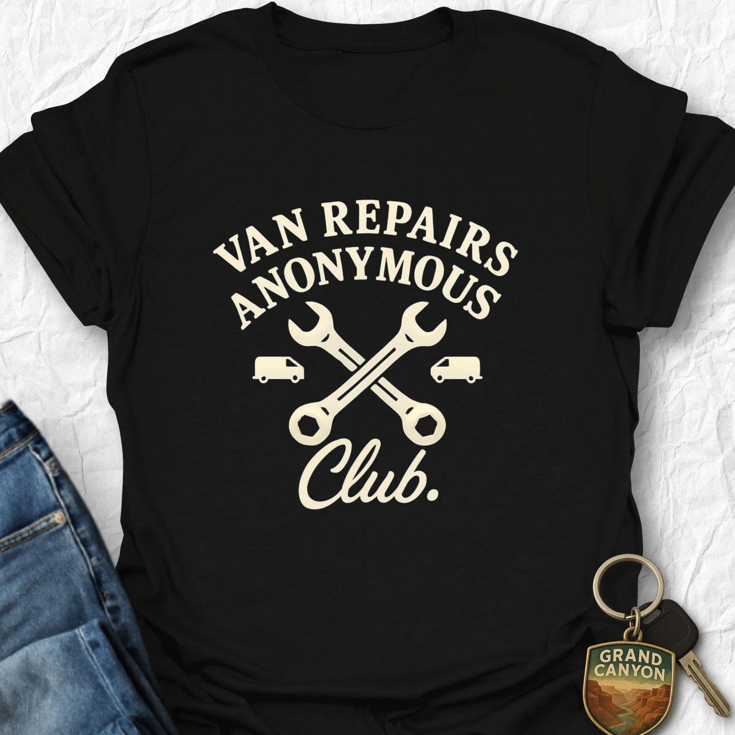 WANDERWOMENTEES T-Shirt Black / S Van Repair Anonymous T-Shirt