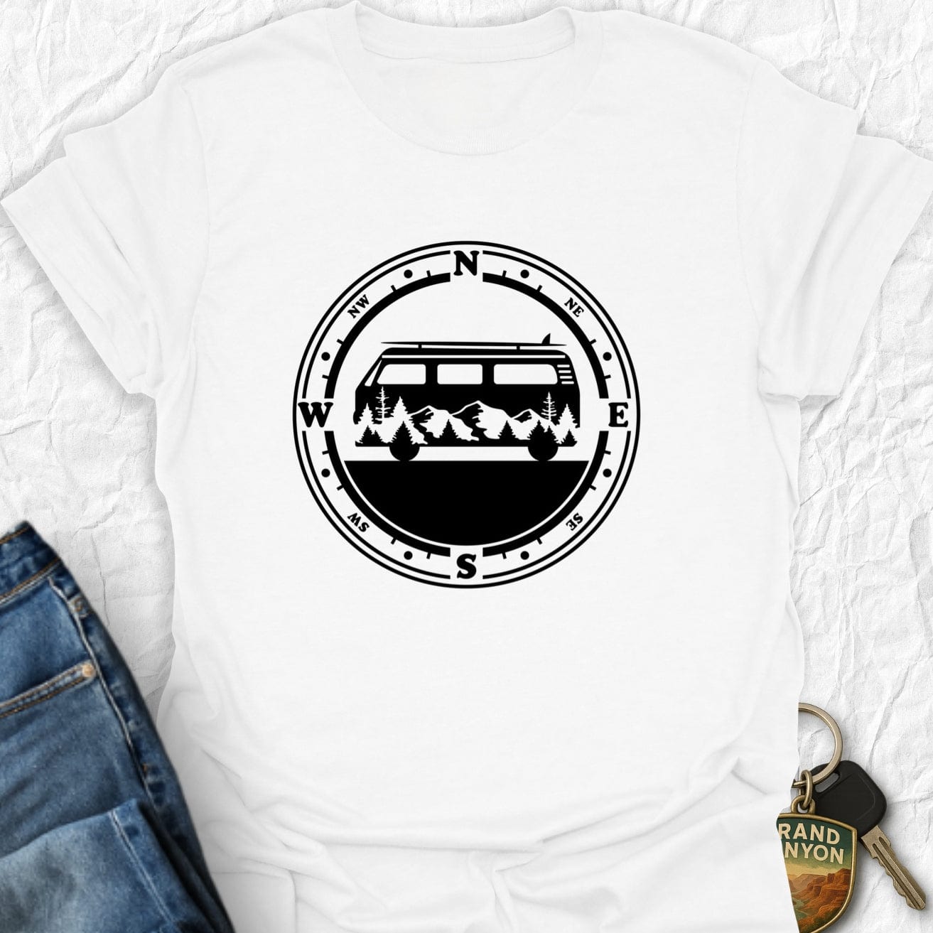 WANDERWOMENTEES T-Shirt White / S VanLife T-Shirt