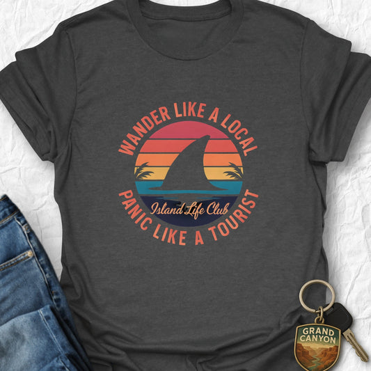 WANDERWOMENTEES T-Shirt Dark Heather / S Wander Like A Local T-Shirt