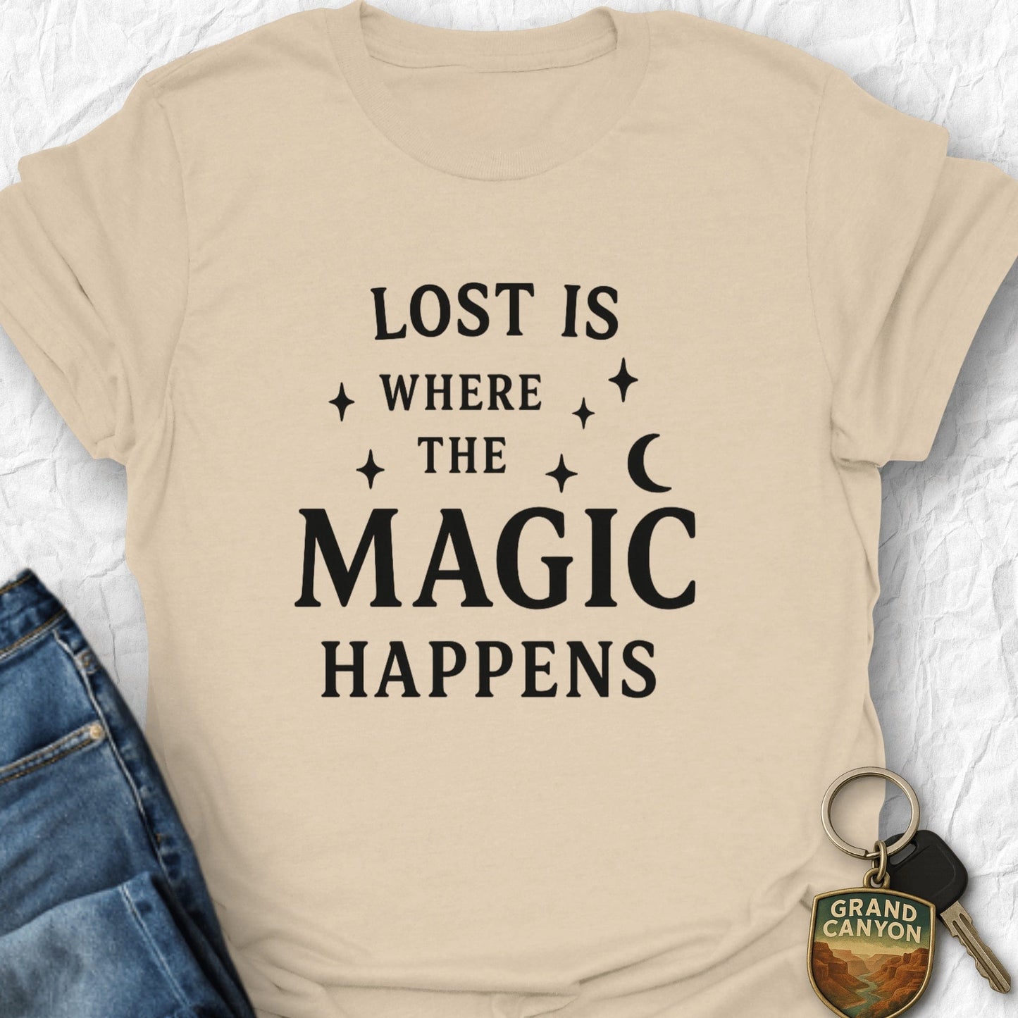 Where Magic Happens T-Shirts - T-Shirt Sand / S