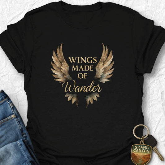 WANDERWOMENTEES T-Shirt Black / S Wings of Wander T-Shirt