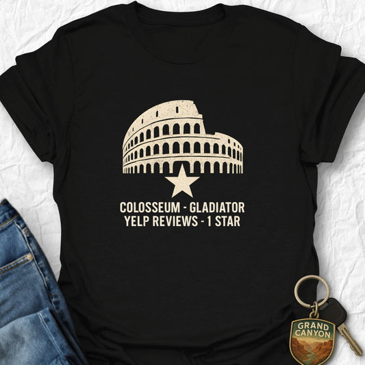 WANDERWOMENTEES T-Shirt Black / S Yelp Review T-Shirt